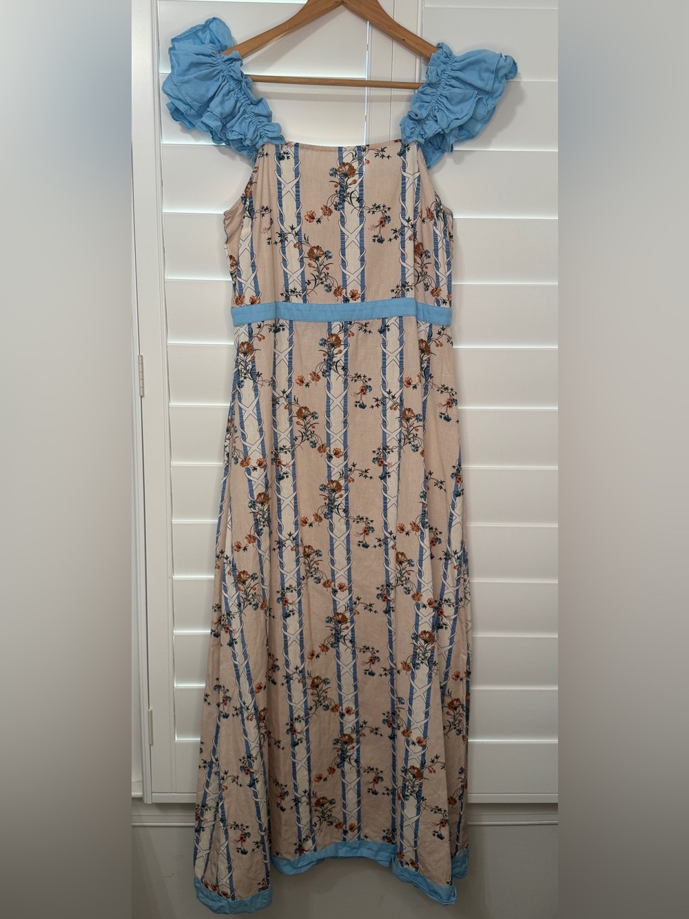 anna cate maris linen maxi